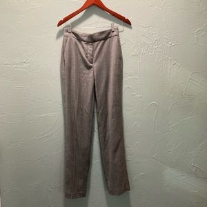 J. Crew 
Size 0 light Gray Wool / polyester pants
Pants are lined 
No pockets